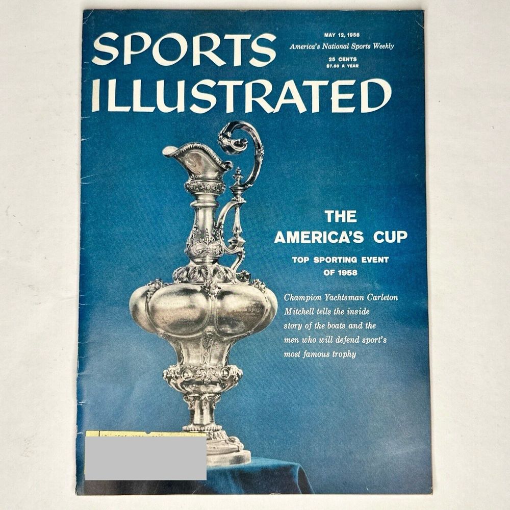 Sports Illustrated May 12 1958 Americas Cup Carleton‎ Mitchell